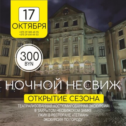 Ночной несвиж